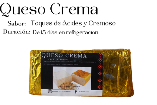 Queso Crema de Chiapas .500 grs